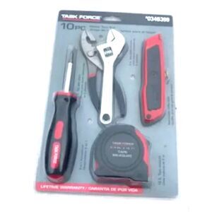 Tool Set . 10 Piece Assorted Hand Tools ............ Task Force . New in Package